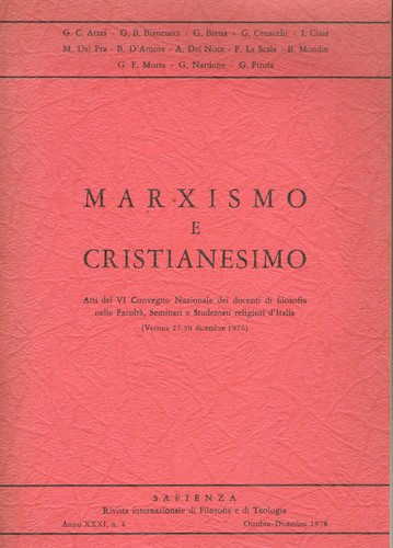 Marxismo cristianesimo atti - cristianesimo,