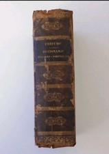Diccionario Portuguez 1874 Antico Dizionario Portoghese A1