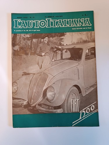Rivista auto italiana 10 - l'auto,