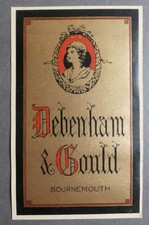 Debenham & Gould Bournemouth - Biglietto da visita o da visita? – Fotografia antica