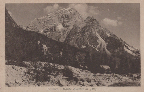 Cartolina cadore belluno - cadore,