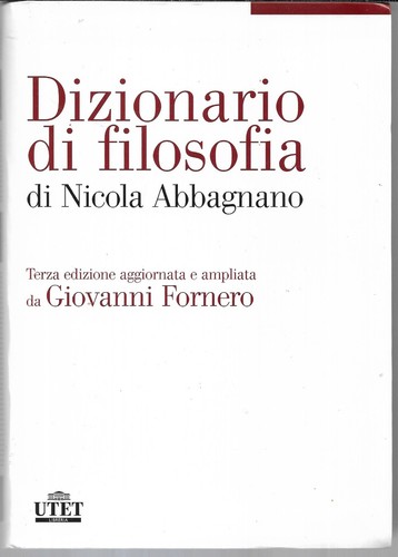 Abbagnano dizionario di - dizionario,