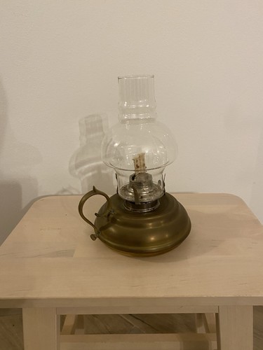 Lampada olio ottone 30 cm - lampada,