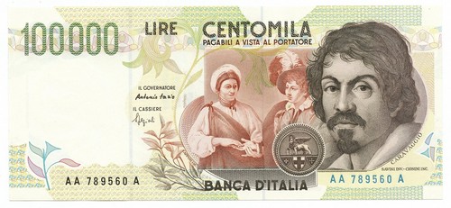 100000 lire banca italia - 100000,