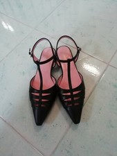 scarpe donna basse sling back in pelle numero 38 usate. Ottime condizioni. 