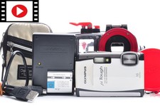 Olympus μ Tough 6000 fotocamera digitale bianca PT-047 custodia subacquea...