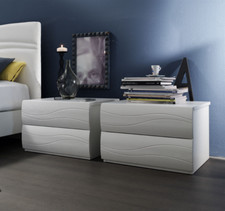 2 COMODINI MODERNI AF-CITY L57