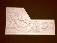 Garibaldi Campagna di Francia 1870 - 71 Piano della battaglia di Digione o Dijon