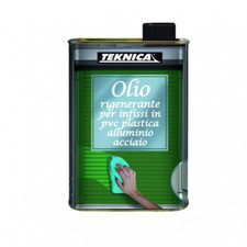 Teknica OLIO RIGENERANTE per infissi in PVC plastica e alluminio 500 ML