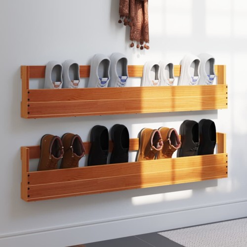 Wall mounted shoe rack - shoe,
