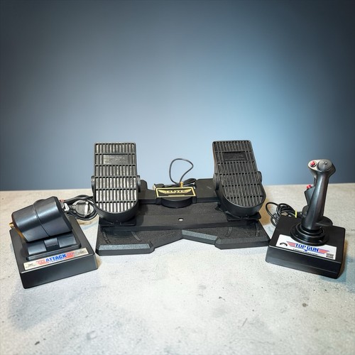 Vintage thrustmaster top - thrustmaster, gun