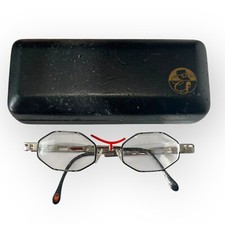 Vintage Casanova Venezia Italy Octagon Eyeglasses Modern Art w/ Case *AS IS*