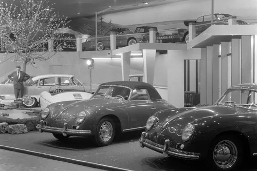 Porsche 356 interior motor - 356,
