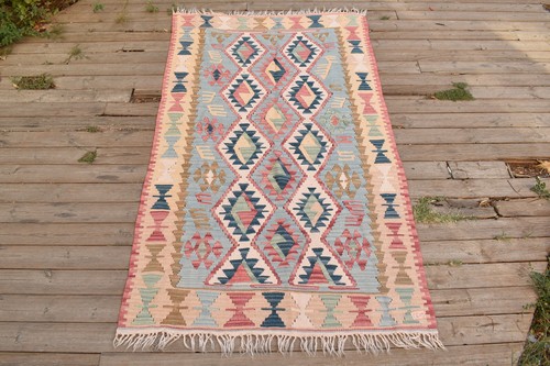 Tappeto kilim turco - tappeto, 39''x68''