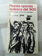 Poesia operaia tedesca del 900 UE 683 Feltrinelli 1974