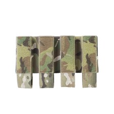 Pochette magique en étain style ferro DOPE poche élastique crochet et boucle MC