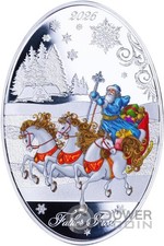 FATHER FROST Matrioska bambola 1 oz moneta argento 5$ Isole Salomone 2026