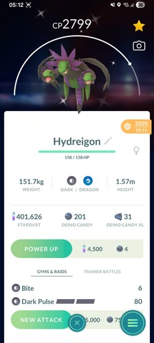 Pokemon shiny hydreigon - pokemon,