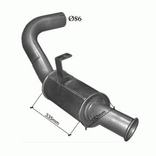 Tubo di scarico DAF 45 55