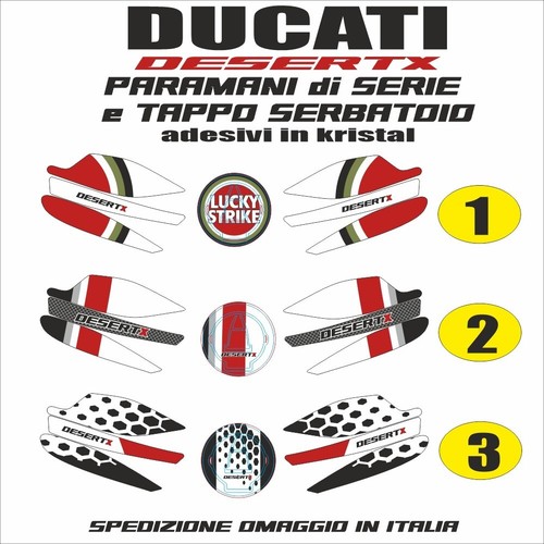 Adesivi grafica ducati - ducati, desert