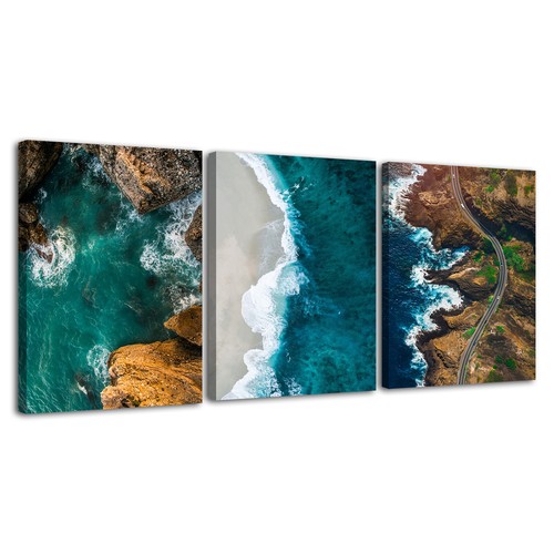 3pcs coastline landscape - 3pcs,