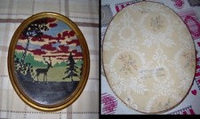 QUADRETTO OVALE A MEZZO PUNTO 1964/65