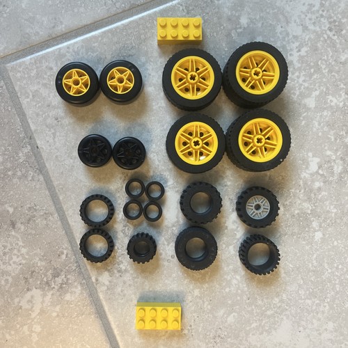 Lotto lego ruote pneumatici - lego, e