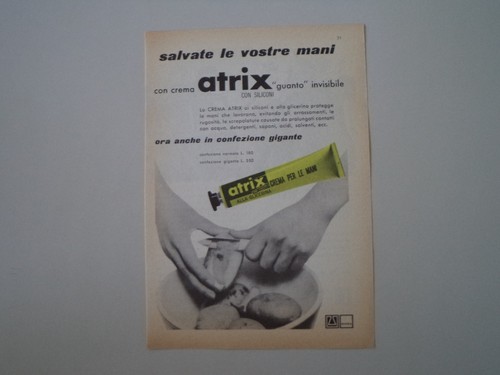 Advertising pubblicità 1960 - advertising,