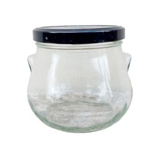 Barattoli vetro conserve sottaceti usati 6  pz con coperchi 850 ml diam. 9.5 cm