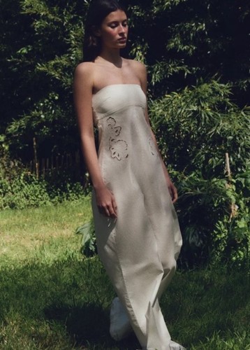 Nwt zara oyster whitestrapless - nwt,