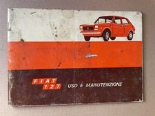 FIAT 127 Libretto di uso e manutenzione Originale  1976