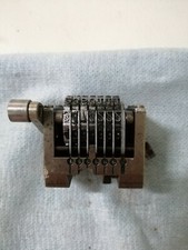 Numeratori tipografici varie misure progressivi o regressivi per GTO prezzo cad 