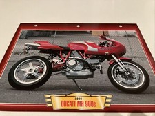 Ducati MH 900e 2000 fiche carte moto passion collection Atlas 900