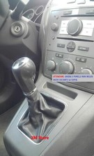Cuffia leva cambio OPEL ZAFIRA B dal 2005 al 2014 in vera pelle NERA