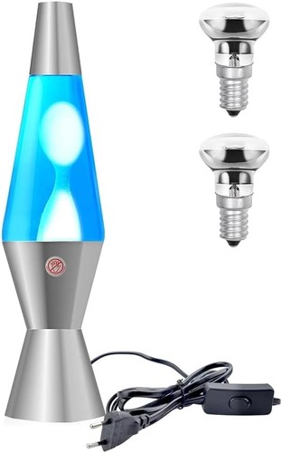 Tobebright lampada lava blu - lampada,