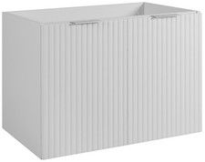 Armadio Armadietto Bagno Lavandino Lavabo Mobile Sottolavabo 80 cm Bianco