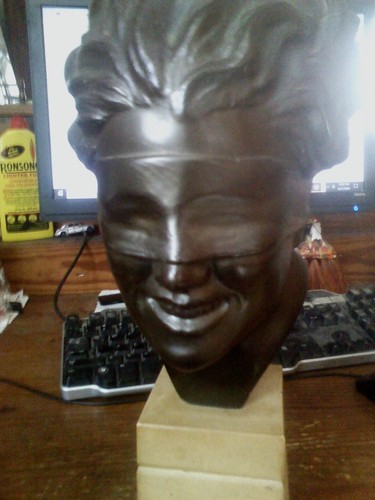 Busto bronzo signora giustizia - bronzo,