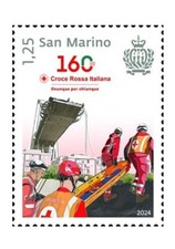 Francobollo SAN MARINO 2024 - 160° della Croce Rossa Italiana - Nuovo