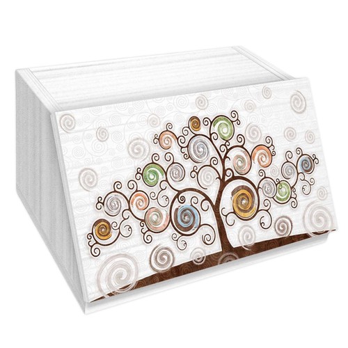 Lupia portapane legno bianco - legno,