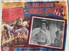 POSTER UOMO LUPO 1961 EDIZIONE MESSICANA (RISTAMPA ANNI '80)