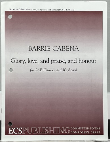 Glory love and praise - praise,