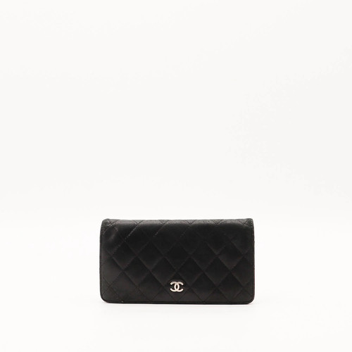 Portefeuille long chanel cuir - portefeuille,
