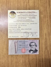 BANCONOTA LIRE 1000 VERDI 2º