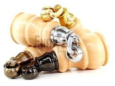 4x Gambe Divano Mobili Legno