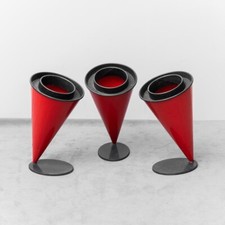 CESTINO CONICO ANGELO CORTESI E CHIAPPA GATTO PER KARTELL DESIGN 1989 VINTAGE