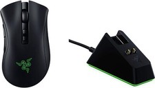 Mouse da gioco Razer DeathAdder V2 Pro doppio wireless ergonomico RGB con dock nero