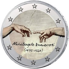 Moneta euro a - da, colori