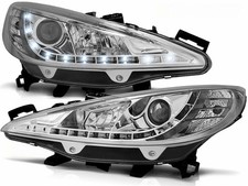 Faro proiettore led cromato