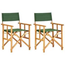 vidaXL Sedie da Regista 2 pz