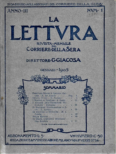 Lettura gennaio 1903 - la,